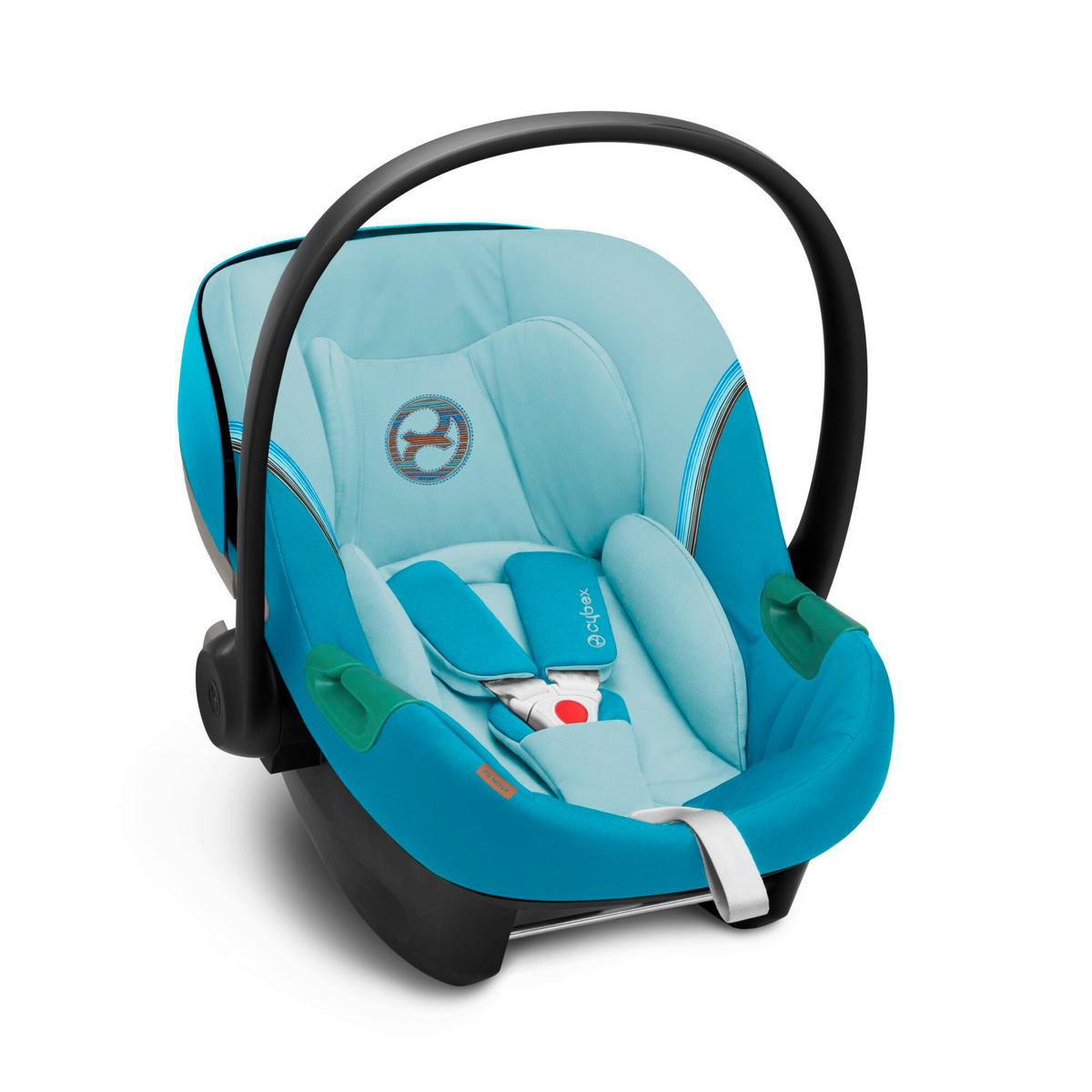 BABYSCHALE Aton S2 i-Size  - Türkis, Basics, Kunststoff/Textil (45,8/38/72cm) - Cybex