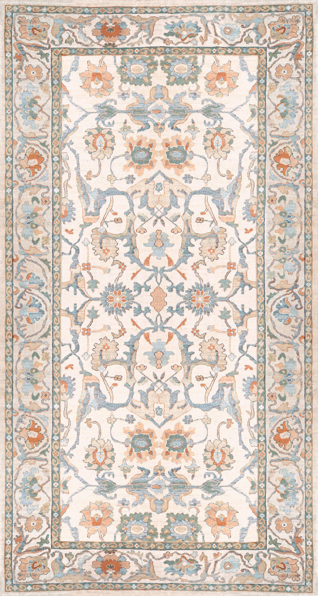 VINTAGE-TEPPICH Living Zaveran 80/150 cm  in Terracotta, Perlmutt, Graublau  - Graublau/Perlmutt, LIFESTYLE, Kunststoff/Textil (80/150cm) - Lindorug