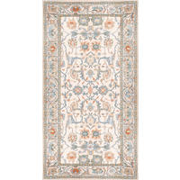 VINTAGE-TEPPICH Living Zaveran 80/150 cm  in Terracotta, Perlmutt, Graublau  - Graublau/Perlmutt, LIFESTYLE, Kunststoff/Textil (80/150cm) - Lindorug
