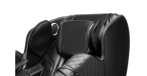 MASSAGESESSEL in Lederlook Schwarz  - Schwarz, Design, Textil (77,5/110/140cm) - Cantus