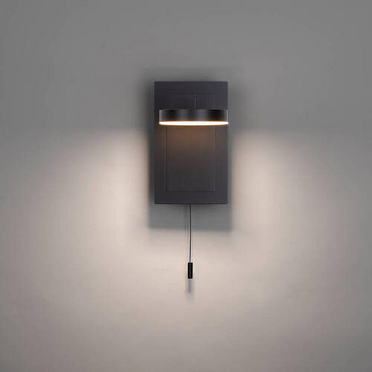BADEZIMMER-WANDLEUCHTE - Anthrazit, Design, Kunststoff/Metall (16,5/13,5/19,5cm) - Paul Neuhaus