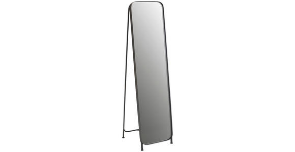 STANDSPIEGEL 41/160/4 cm  - Schwarz, Design, Glas/Holzwerkstoff (41/160/4cm) - Landscape