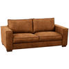 SCHLAFSOFA Textil Cognac  - Cognac/Dunkelbraun, Design, Holz/Textil (203/85/99cm) - MID.YOU