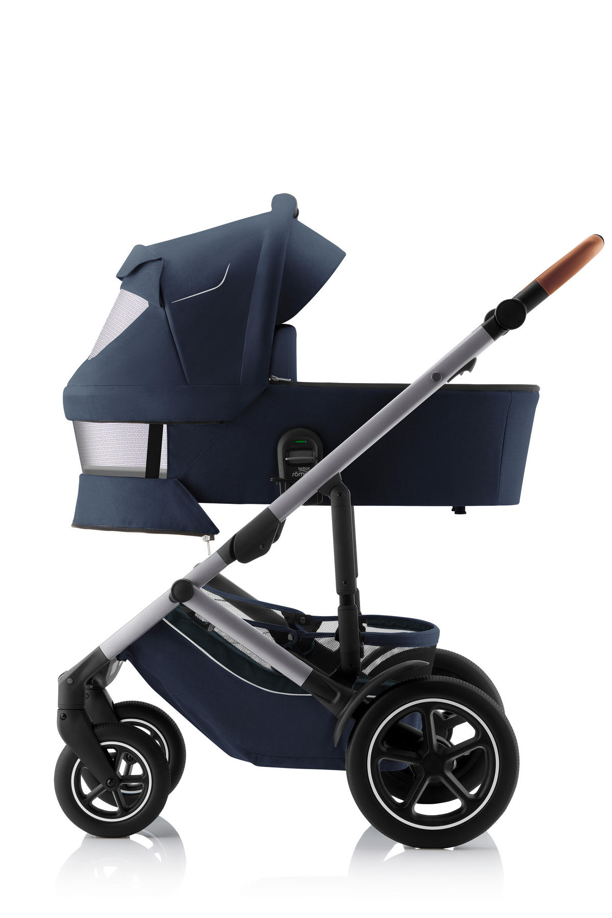 KINDERWAGEN Smile 5Z  - Hellgrau/Dunkelblau, Basics, Textil/Metall (57/112/97,7cm) - Britax Römer