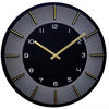 WANDUHR 39,5/39,5/4 cm   - Goldfarben/Schwarz, Basics, Holzwerkstoff (39,5/39,5/4cm)