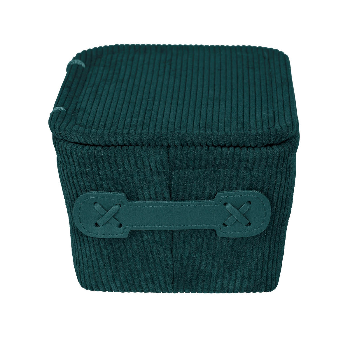 AUFBEWAHRUNGSKÖRBCHEN  - Dunkelgrün, Basics, Textil (19/10/14cm) - Wenko