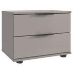 NACHTSCHRANK 52/40/38 cm  - Schwarz/Graphitfarben, Design, Holzwerkstoff/Kunststoff (52/40/38cm) - Carryhome