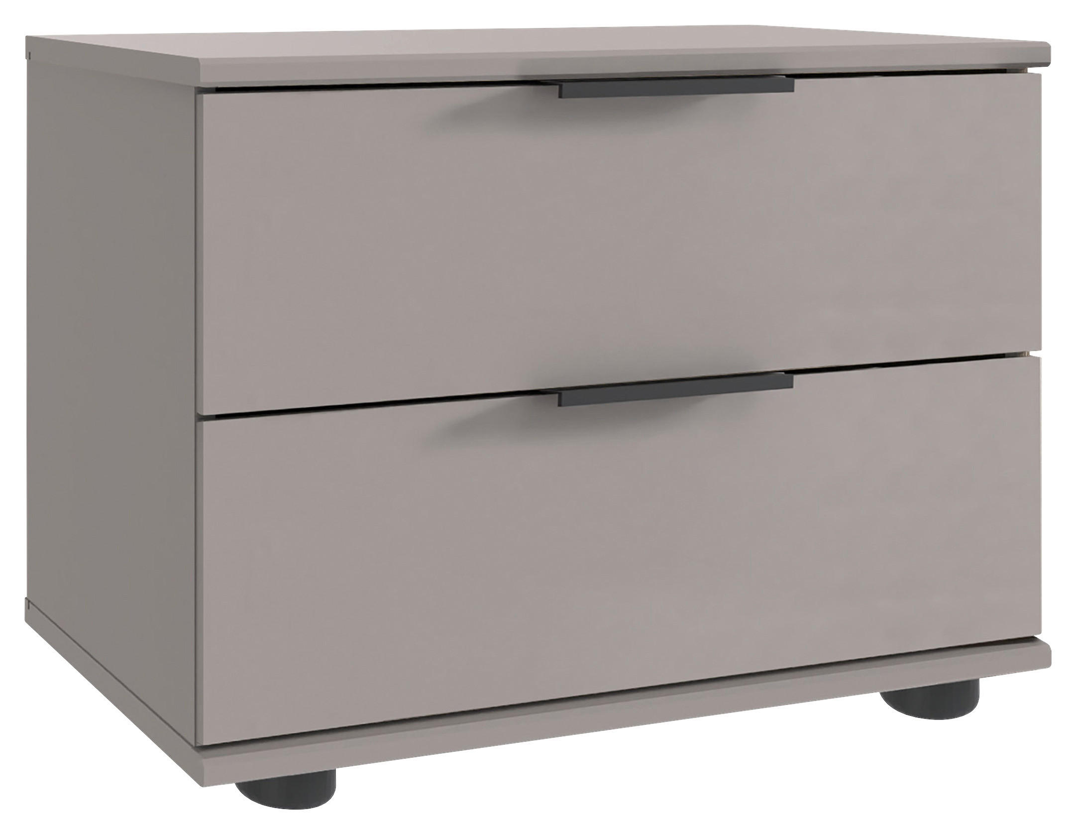 Carryhome Nachtschrank Graphit, Sahara 52x40x38 cm