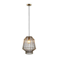 HÄNGELEUCHTE 30/38 cm   - Bronzefarben, Trend, Metall (30/38cm) - Light & Living