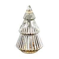 DEKOWEIHNACHTSBAUM  - Silberfarben, LIFESTYLE, Glas (16/28cm) - X-Mas