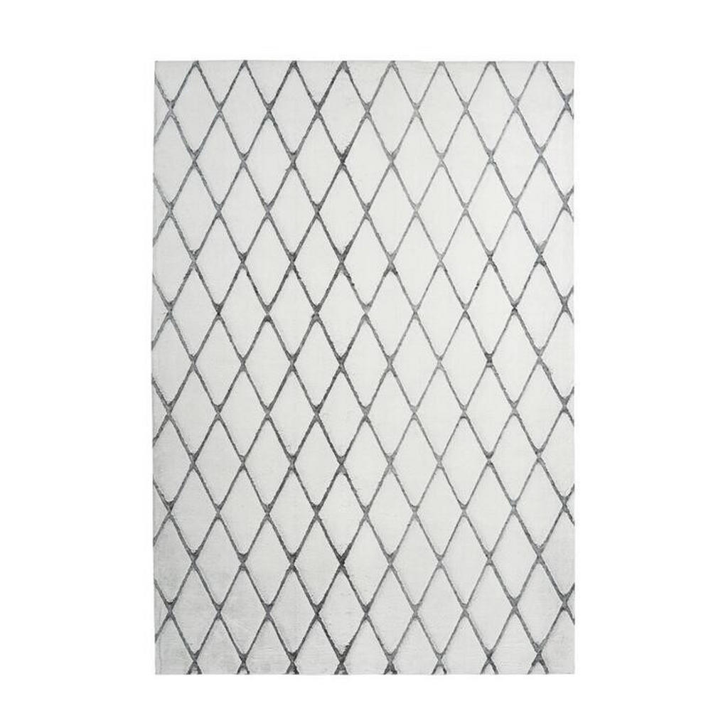 XXXL KOBEREC S VYSOKÝM VLASEM, 80/150 cm, bílá, antracitová