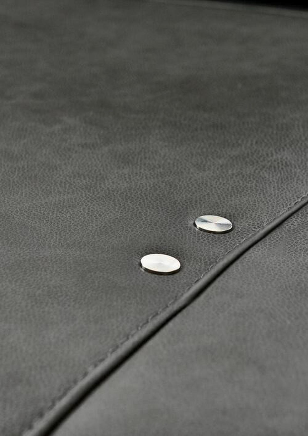 ECKSOFA in Echtleder Anthrazit  - Anthrazit, Design, Leder/Metall (325/255cm) - Dieter Knoll
