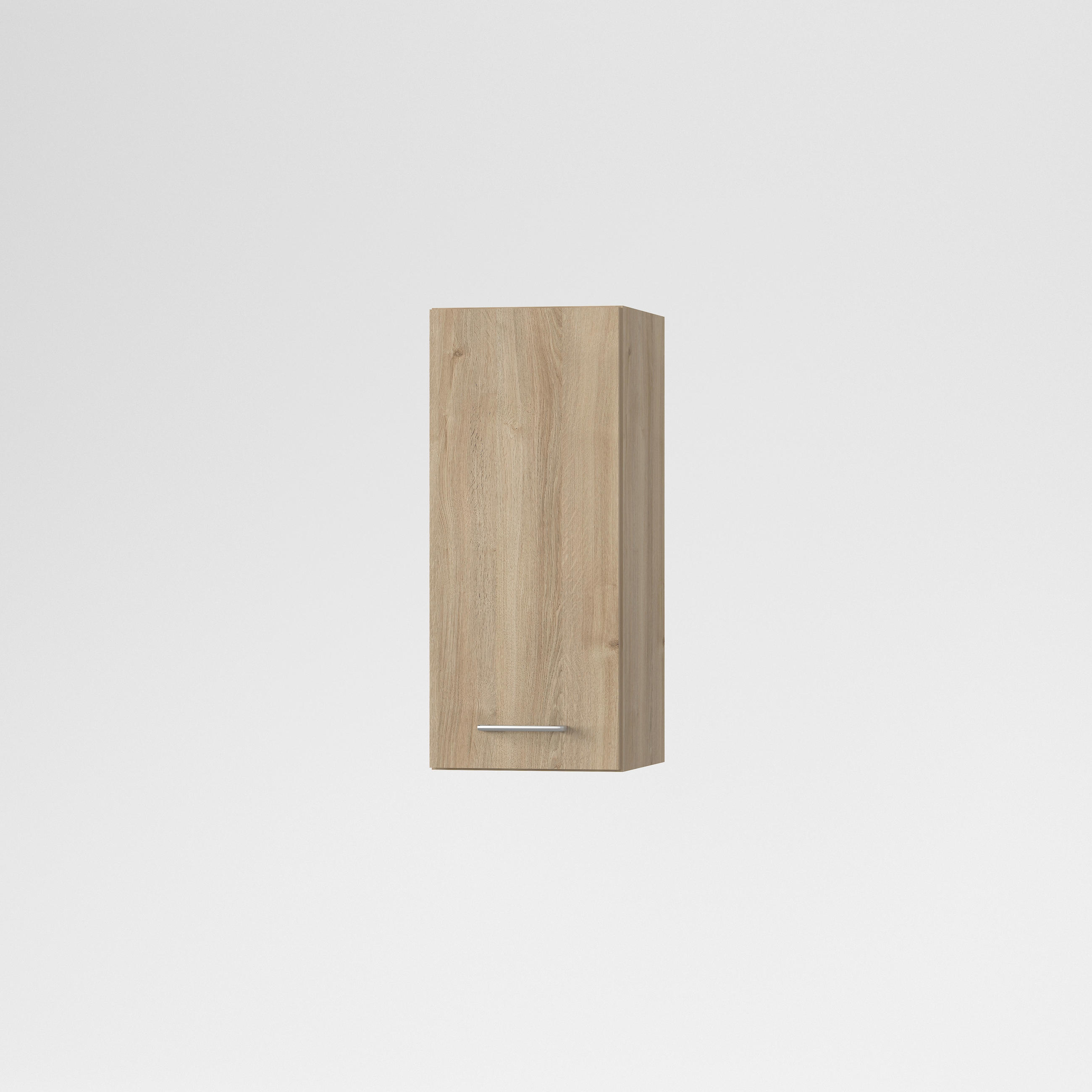 KONYHAI FALISZEKRÉNY - tölgyfa színű, Basics, fa/fém (30/72/33cm) - Carryhome