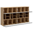 REGALELEMENT Graphitfarben, Eichefarben  135/33/40 cm  - Eichefarben/Graphitfarben, MODERN, Holzwerkstoff (135/33/40cm) - Carryhome