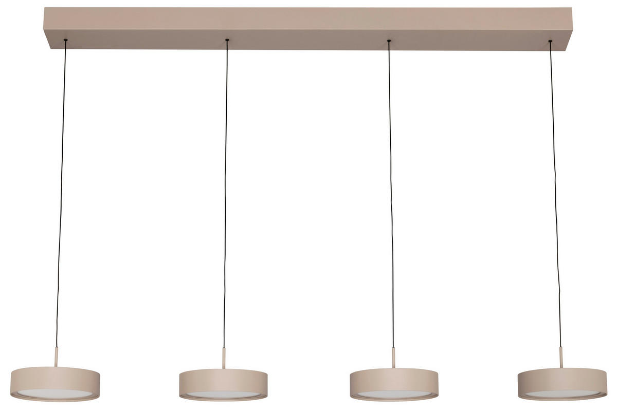 LED FÜGGŐLÁMPA 118/17,5/180 cm  - homok, Design, fém (118/17,5/180cm) - Dieter Knoll