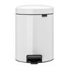 ABFALLEIMER 5 l  Metall  - Weiß, Design, Kunststoff/Metall (20,5/29,1/27,2cm) - Brabantia