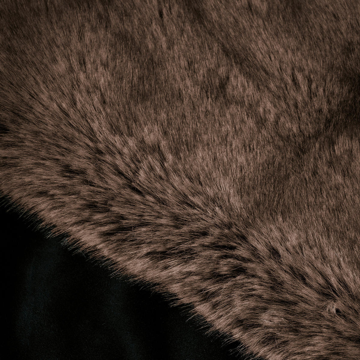 DECKE BUGATTI 150/200 cm  - Schwarz/Braun, Basics, Textil (150/200cm) - Bugatti