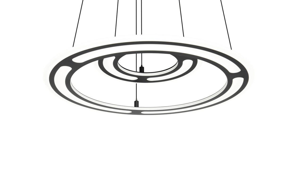 LED-HÄNGELEUCHTE 72,5/200 cm  - Schwarz, Design, Metall (72,5/200cm) - Trio Leuchten