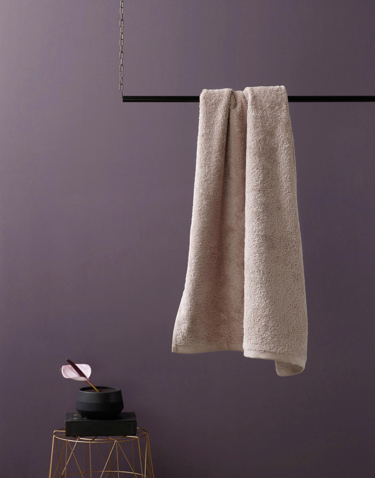 RUČNIK 55/100 cm , pink  LONDON  - pink, Konvencionalno, tekstil (55/100cm) - Aquanova