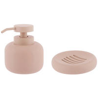 TVÅLPUMP plast  - sandfärgad, Trend, plast (10cm) - Homeware