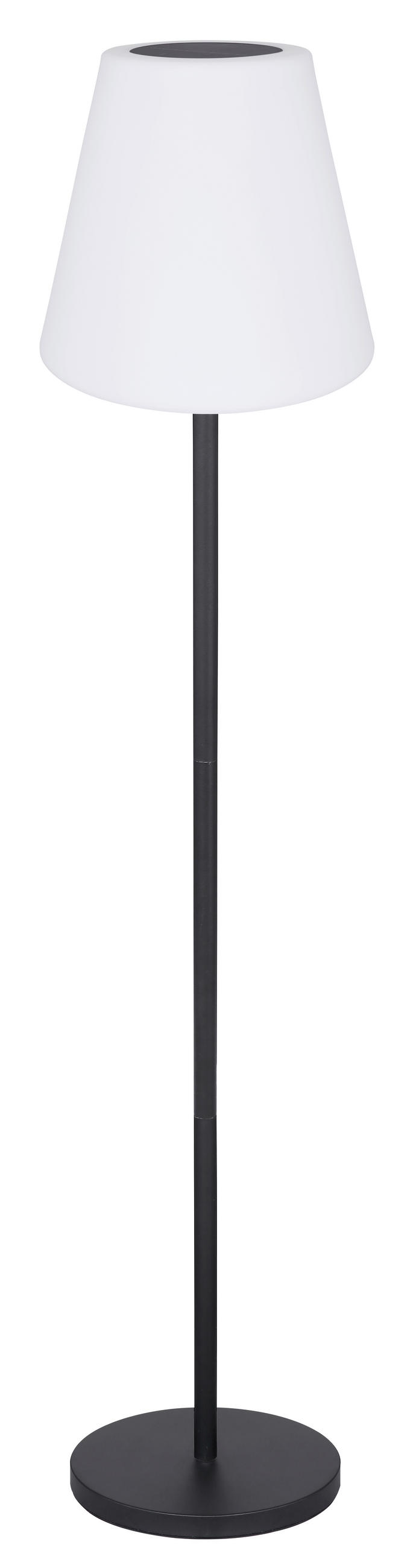 SOLARLEUCHTE 34/150 cm   - Opal/Schwarz, Basics, Kunststoff/Metall (34/150cm) - Globo