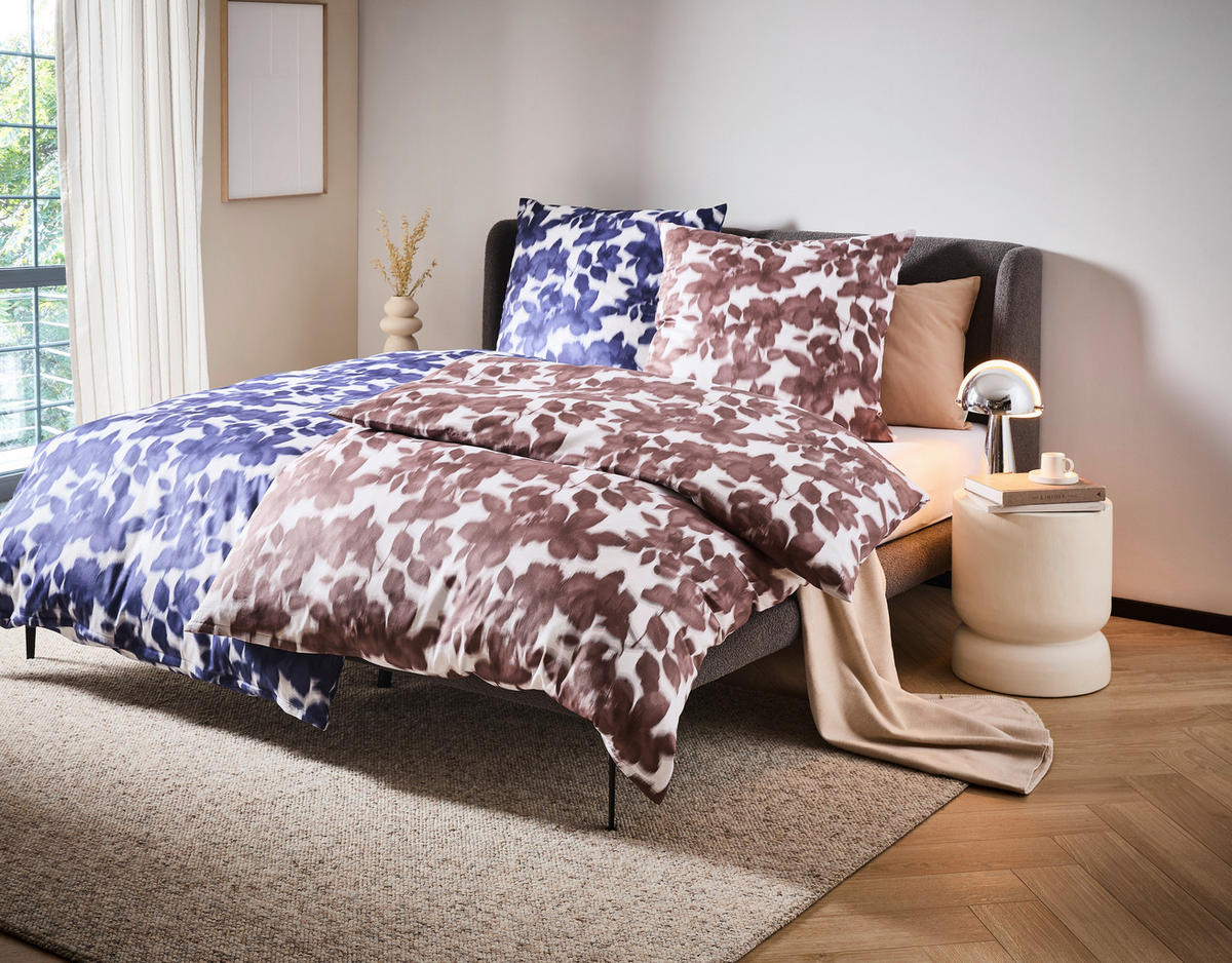BETTWÄSCHE 2-teilig Satin 135/200 cm  - Braun, Textil (135/200cm) - Bio:Vio