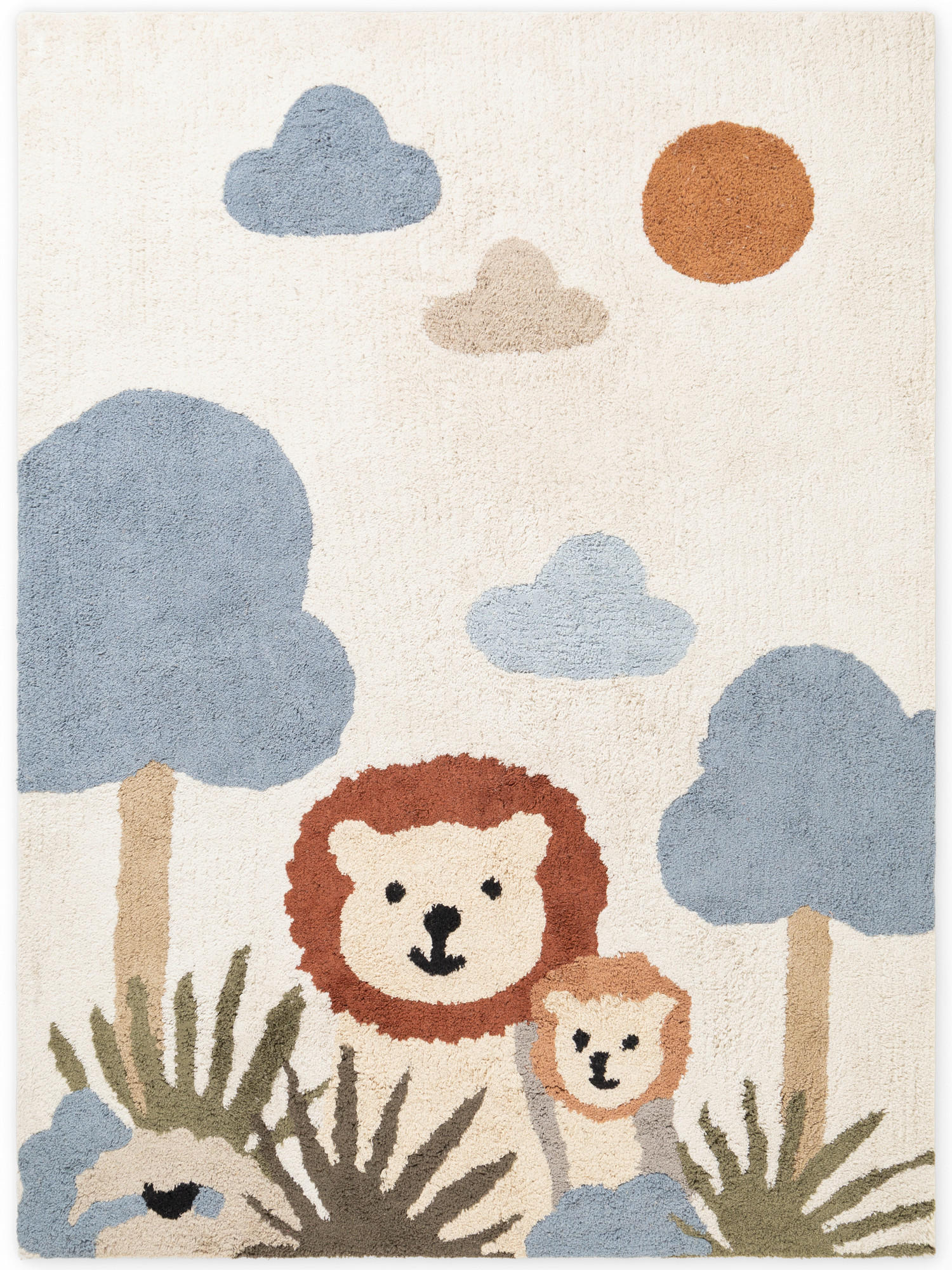 KINDERTEPPICH 140/200 cm Snuggle Lionel Tier  - Blau/Multicolor, Basics, Kunststoff/Textil (140/200cm) - Hanse Home