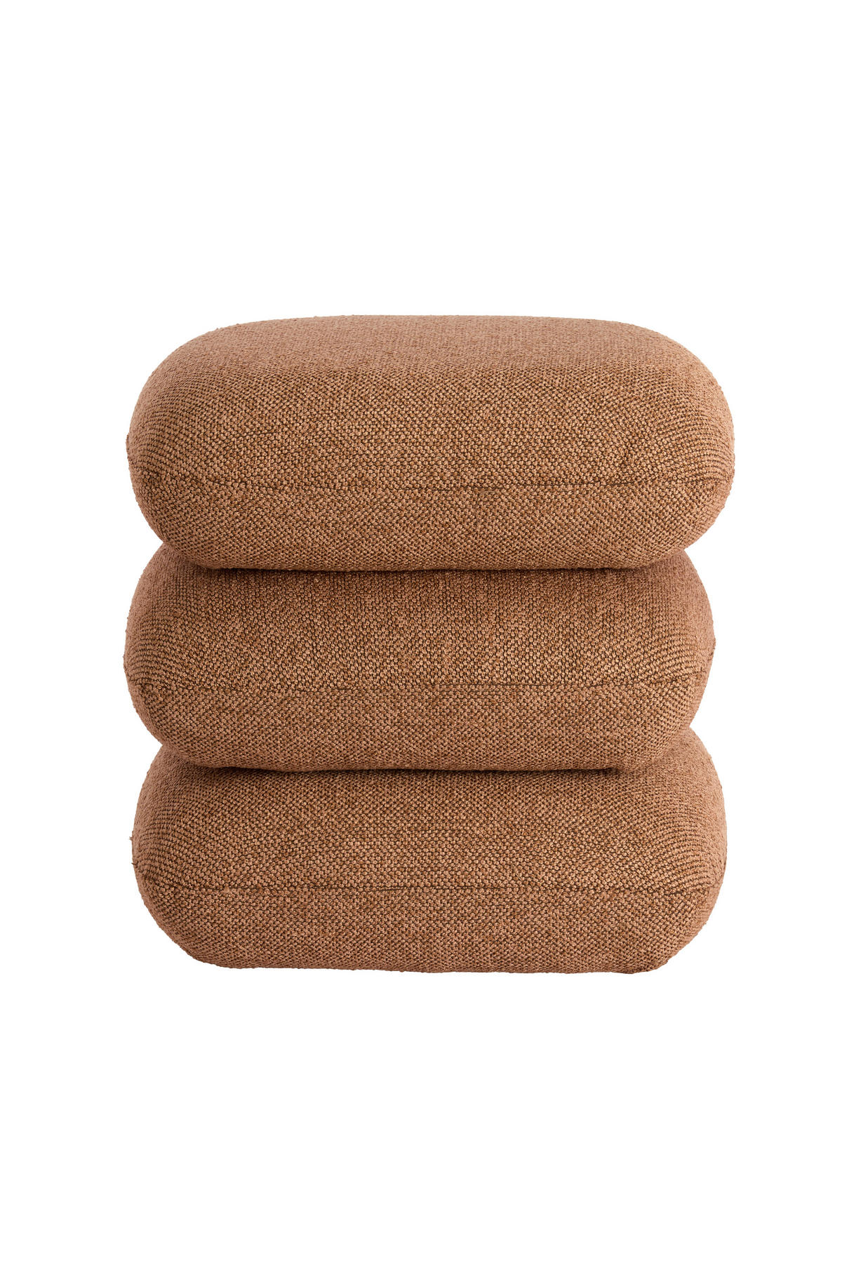 POUF LAURIE 44,5/44,5/44,5 cm  - Terracotta, Basics, Textil (44,5/44,5/44,5cm) - Light & Living