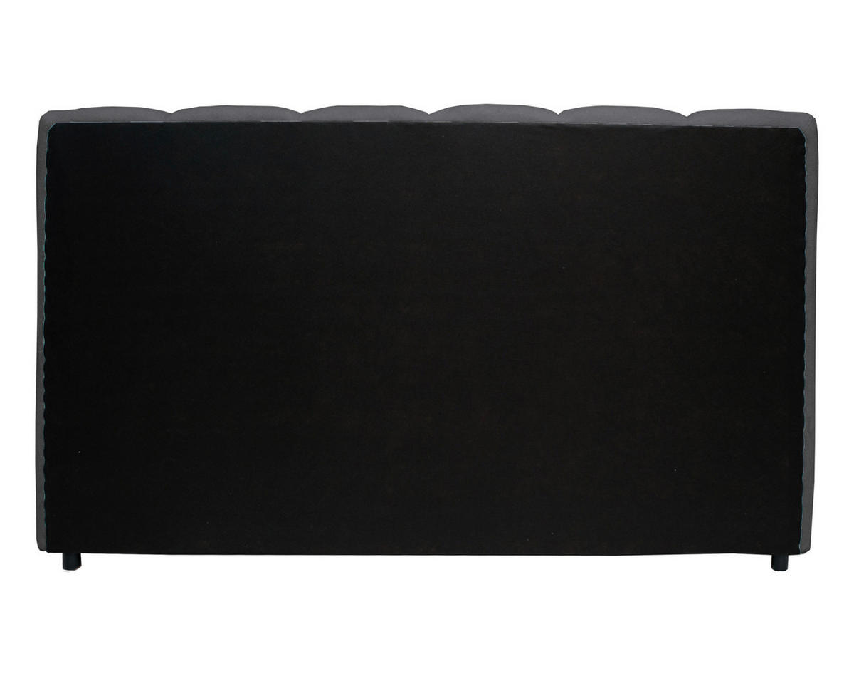 POLSTERBETT Bettkasten, Lattenrost 180/200 cm  in Anthrazit  - Anthrazit/Schwarz, KONVENTIONELL, Holz/Kunststoff (180/200cm) - Boxxx
