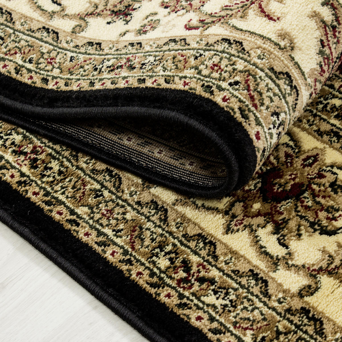WEBTEPPICH 120/170 cm Marrakesh Schwarz  - Schwarz, KONVENTIONELL, Textil (120/170cm) - Novel