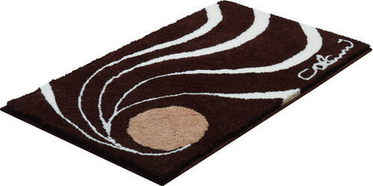 KOBERČEK DO KÚPEĽNE, 70/120 cm - hnedá, Basics, textil/plast (70/120cm) - Grund