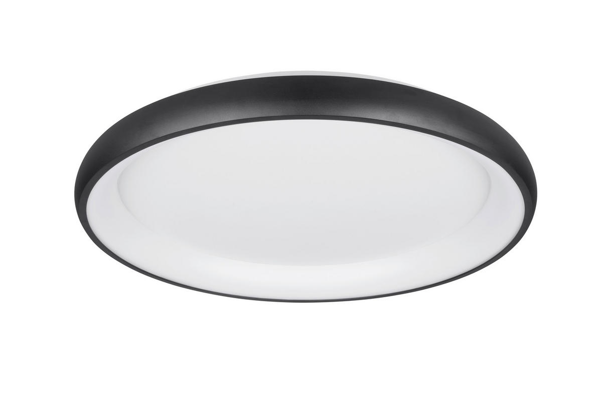 STROPNÍ LED SVÍTIDLO, 75/9,5 cm  - černá, Design, kov (75/9,5cm) - Trio Leuchten