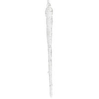 DÍSZ JÉGCSAP - áttetsző, Basics, Üveg (2/2/20cm)