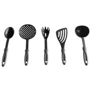 KÜCHENHELFERSET - Schwarz, Basics, Kunststoff - Homeware