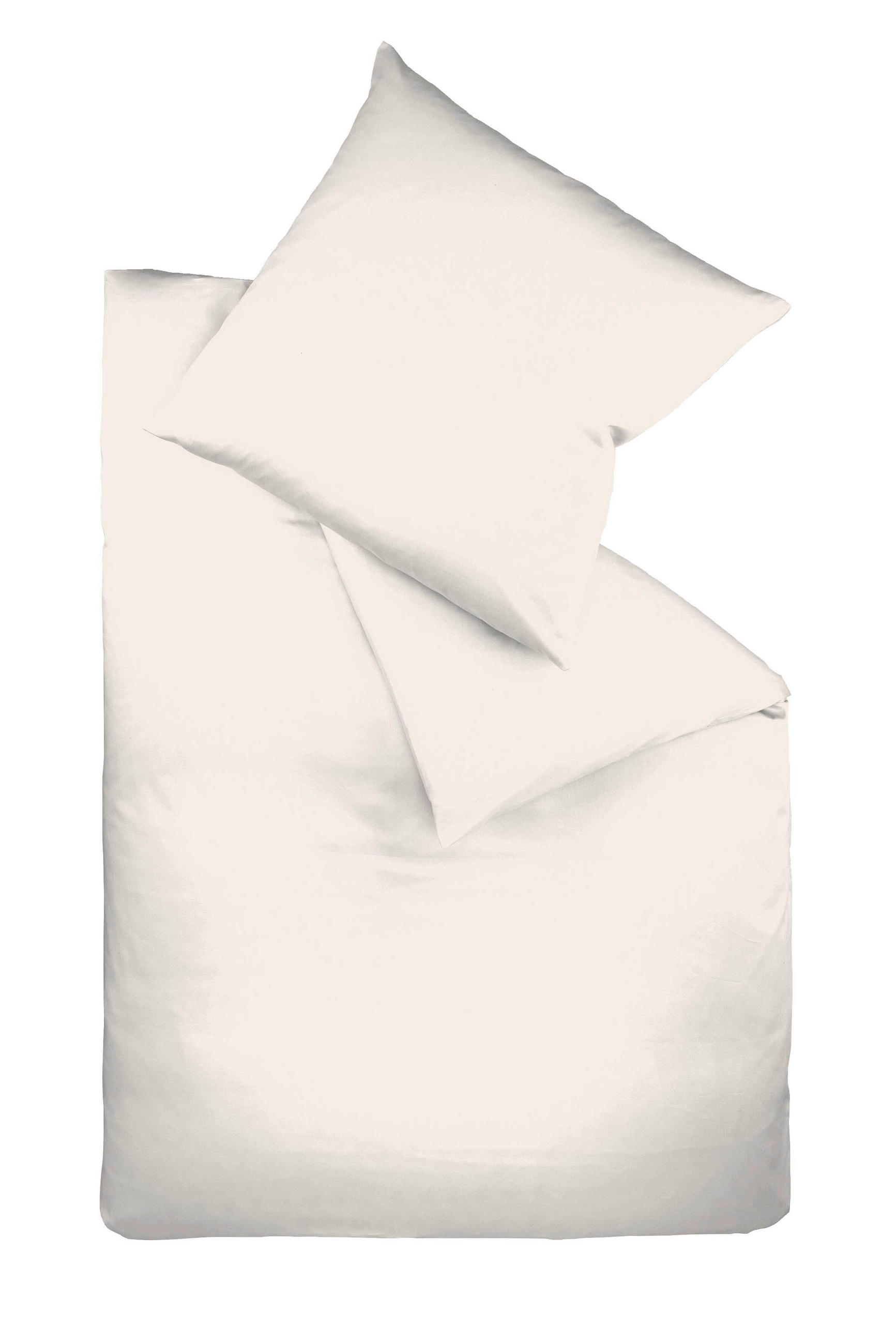 BETTWÄSCHE Satin 155/220 cm  - Creme, Basics, Textil (155/220cm) - Fleuresse
