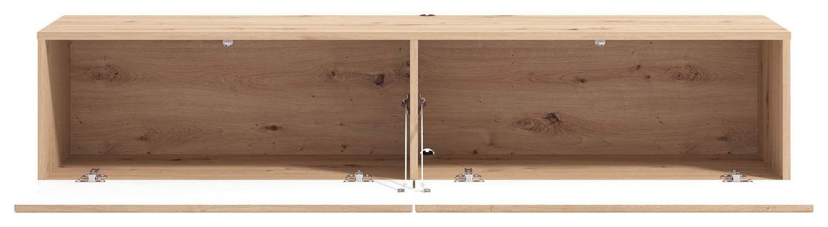STOJAN NA TV, dub artisan, 154/32/42 cm - dub artisan, Basics, kompozitné drevo (154/32/42cm) - Xora