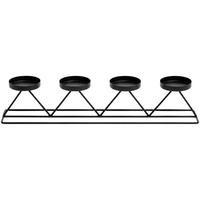 SVIJEĆNJAK  metal   - crna, Basics, metal (60/9/12cm)