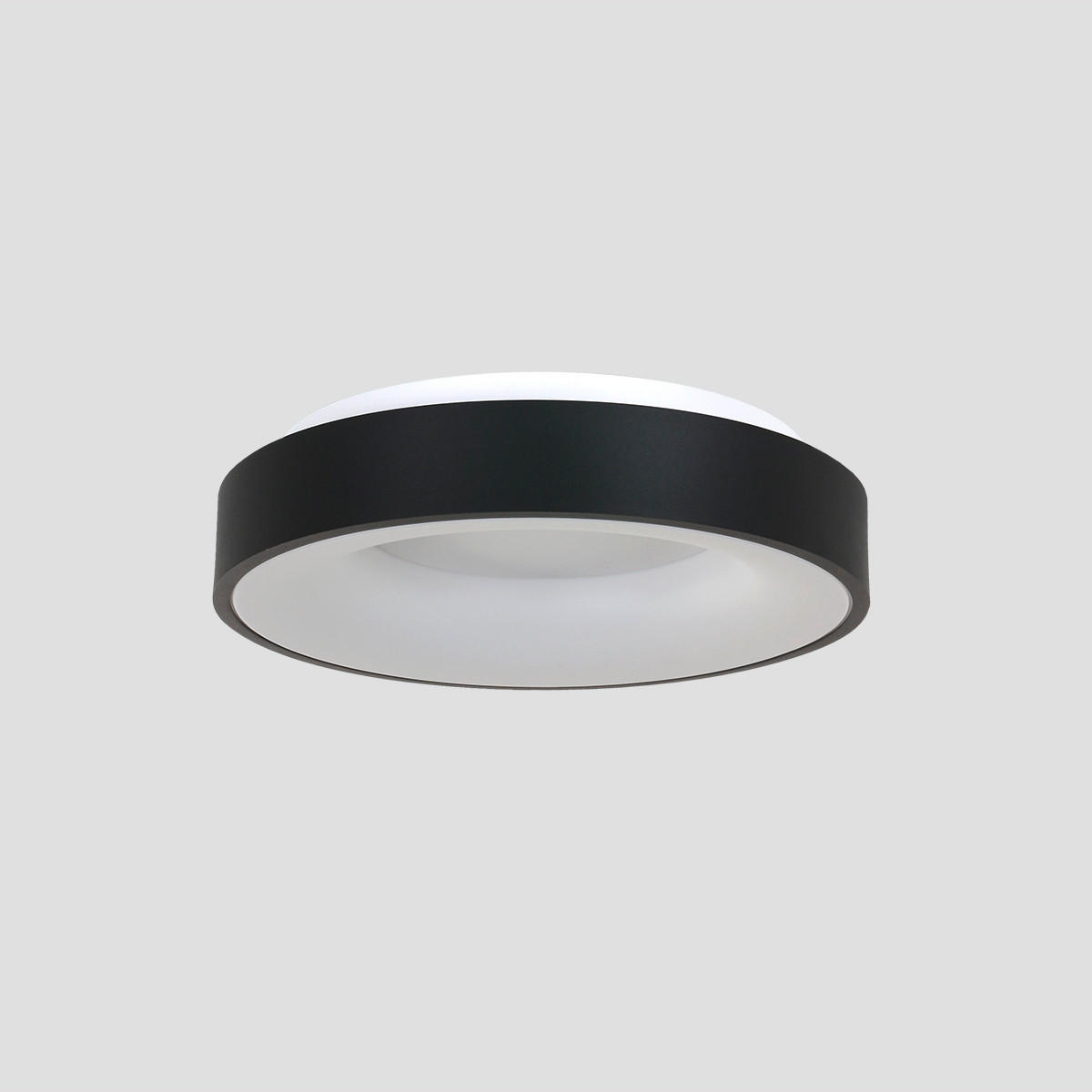LED-DECKENLEUCHTE 38/9 cm   - Schwarz, Basics, Kunststoff/Metall (38/9cm)