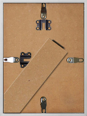 BILDERRAHMEN - Silberfarben, Basics, Glas/Papier (15/20/1,8cm)