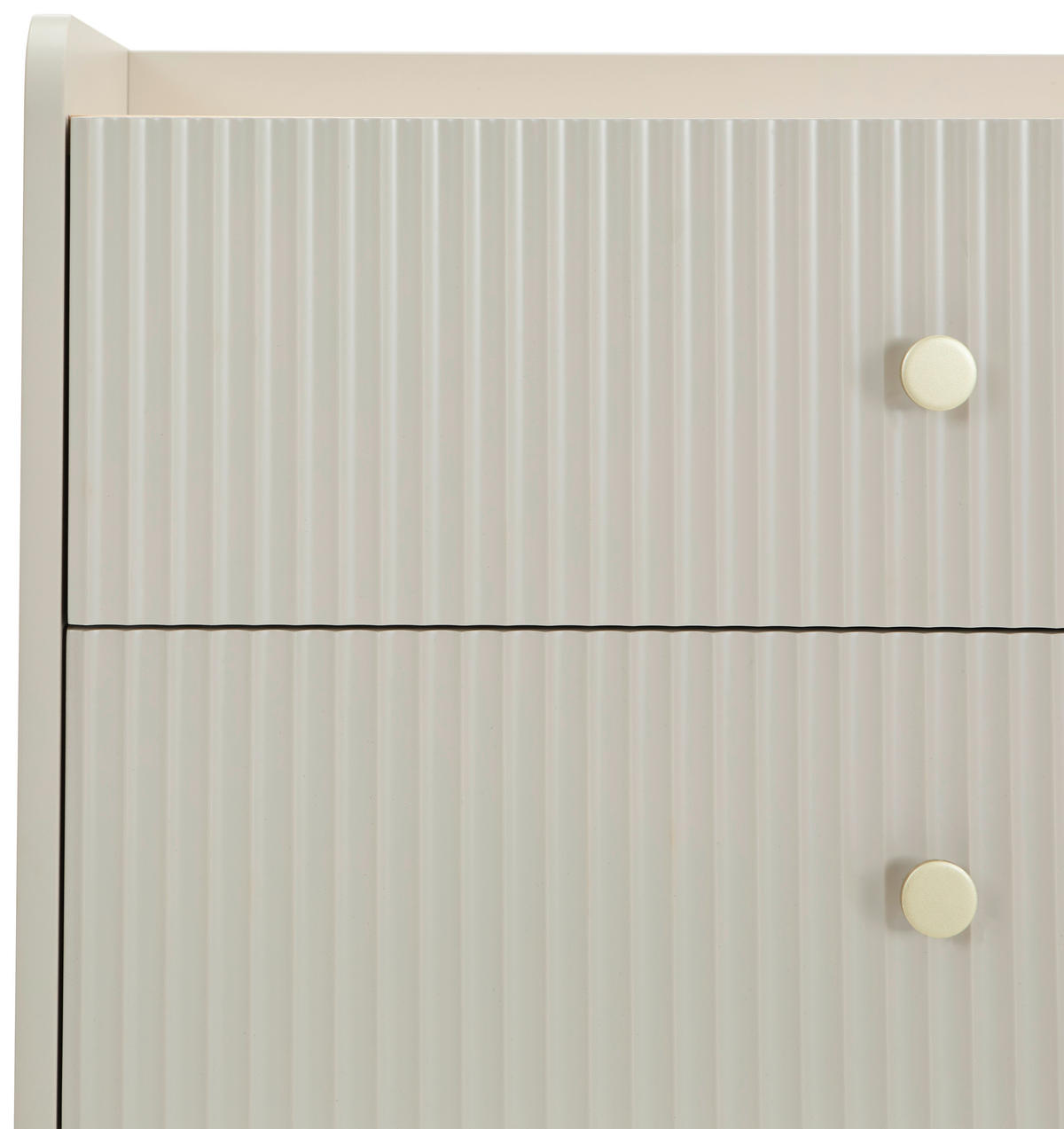 BYRÅ 70/121,6/40 cm  - ljusgrå/grå, Design, metall/trämaterial (70/121,6/40cm) - Xora