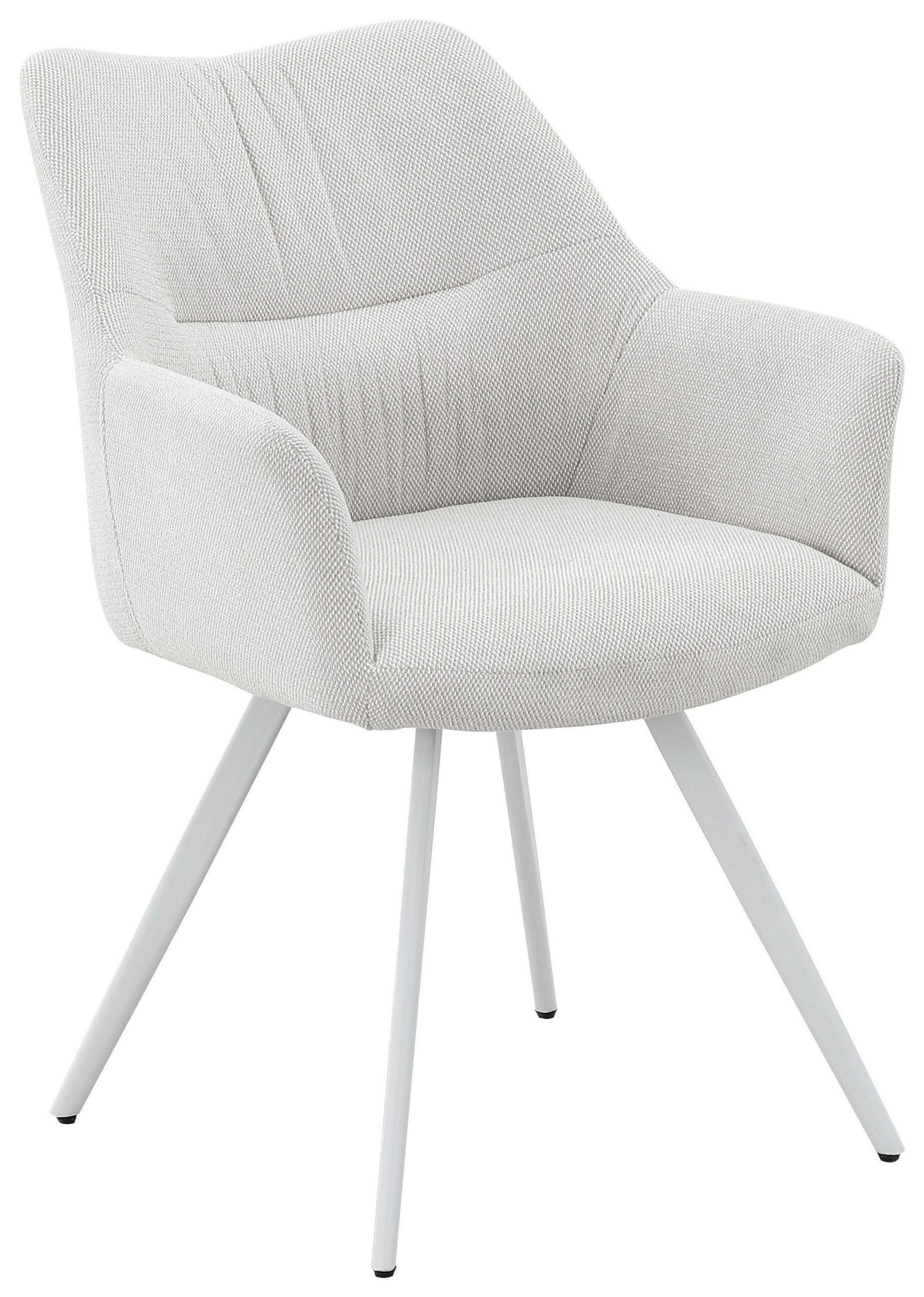 NASLANJAČ, kovina, tekstil bež  - bež, Design, kovina/tekstil (58/86/62,5cm) - Carryhome