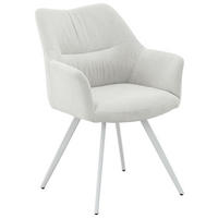 NASLANJAČ, kovina, tekstil bež  - bež, Design, kovina/tekstil (58/86/62,5cm) - Carryhome