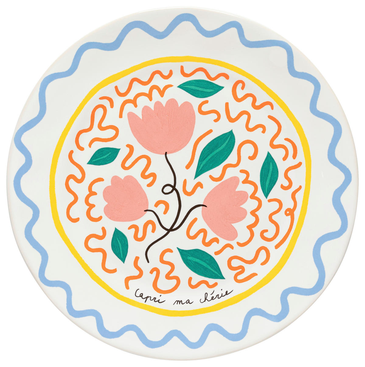 SPEISETELLERSET Multicolor SUMMER BLISS  - Multicolor, Basics, Keramik - Costa Nova