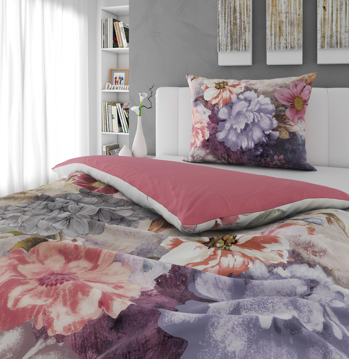 WENDEBETTWÄSCHE Renforcé 140/200 cm  - Multicolor, KONVENTIONELL, Textil (140/200cm) - Novel
