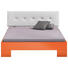 BETT 140/200 cm - Orange/Weiß, Design, Textil (140/200cm) - Xora