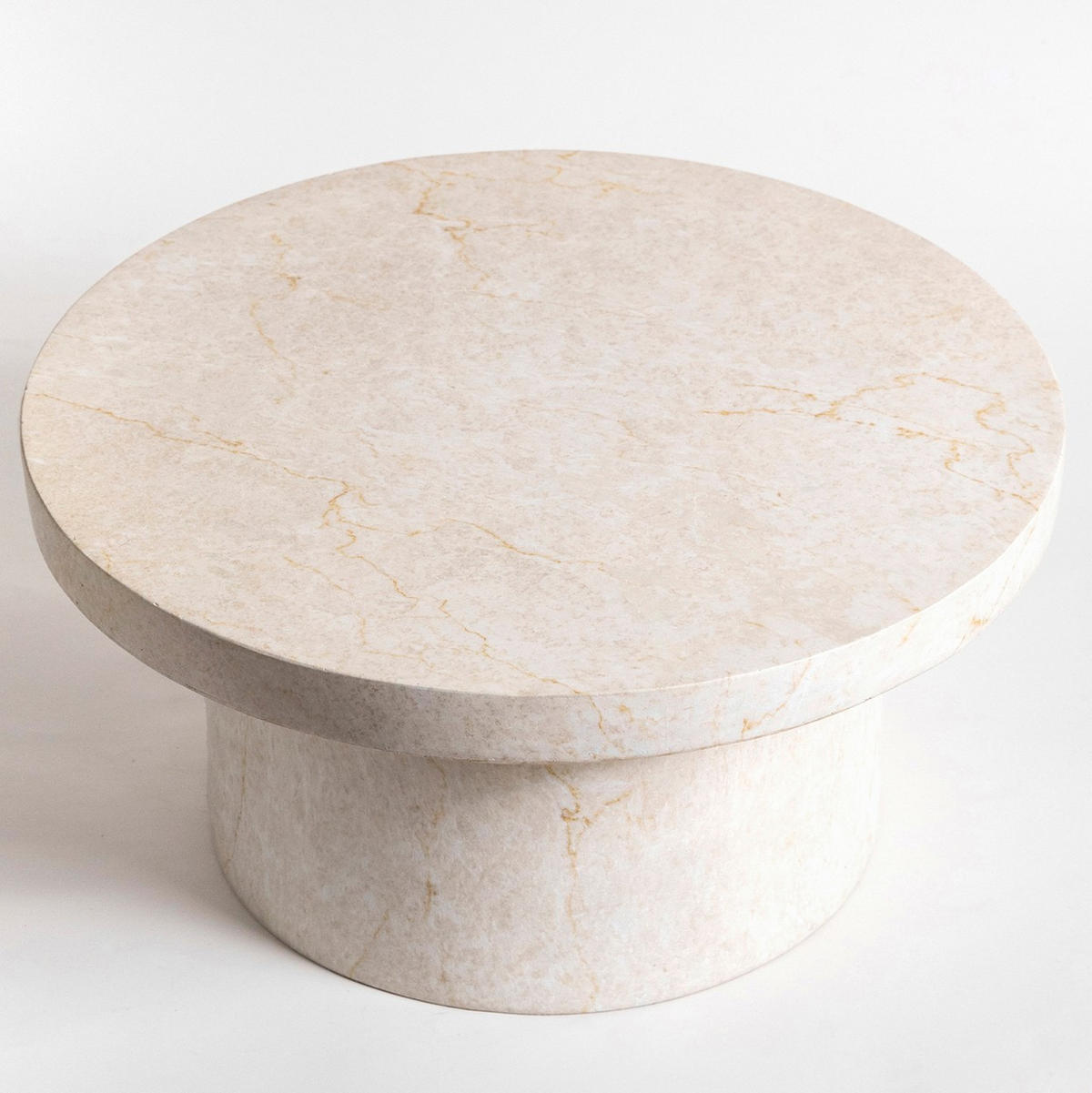 COUCHTISCH rund Kaschmir  - Kaschmir, Design, Stein (60/30/60cm) - MID.YOU