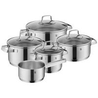 SET LONACA ZA KUHANJE Belmonte  oplemenjeni čelik  5-dijelni  Belmonte  - boje oplemenjenog čelika, Basics, staklo/metal - WMF