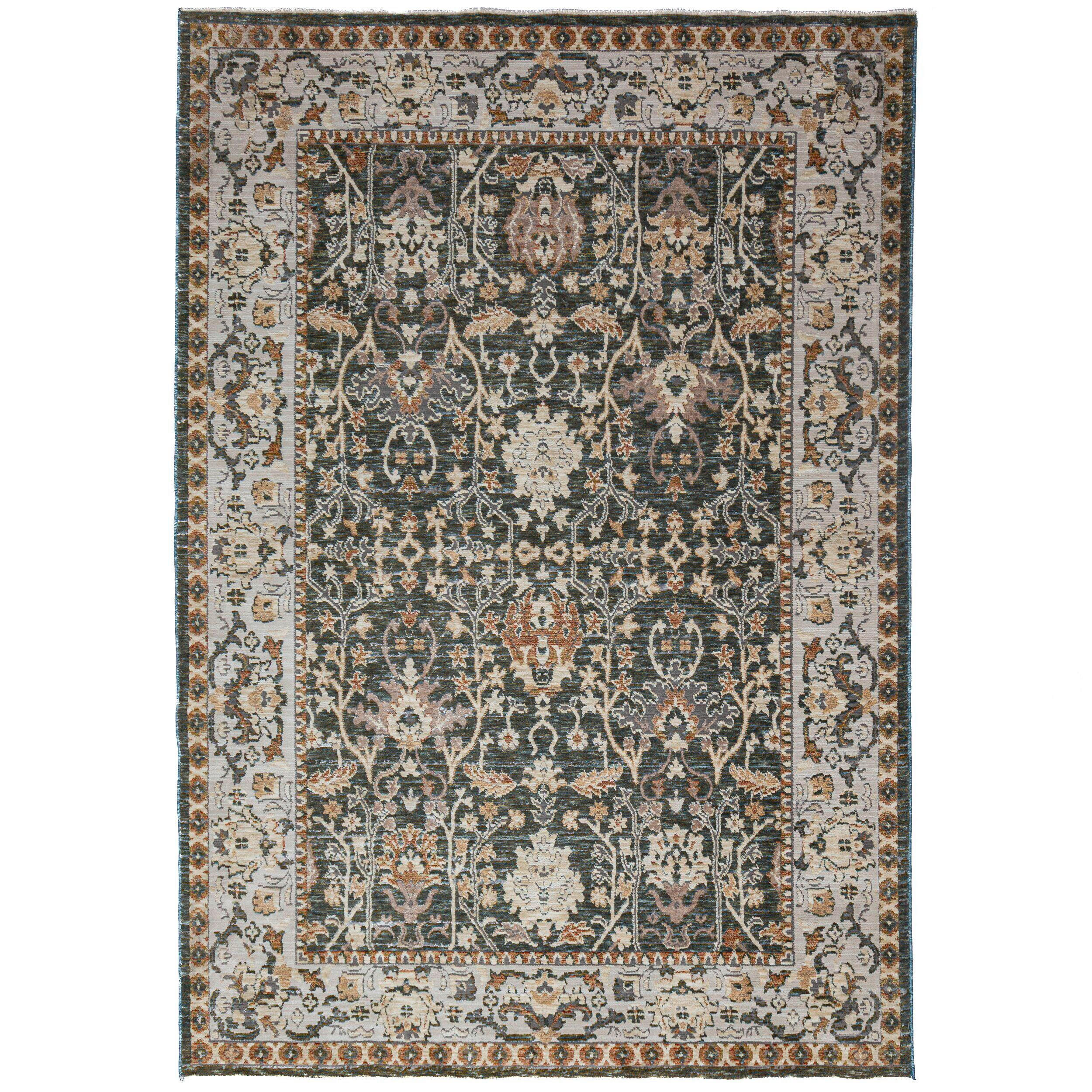 VINTAGE-TEPPICH 200/300 cm Amelina Waldgrün  - Waldgrün, Basics, Kunststoff/Textil (200/300cm) - Flair Rugs