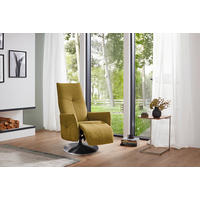 Scaun De Relaxare din textil, piele,  - antracit, Konventionell, metal/textil (73/115/89cm) - Himolla