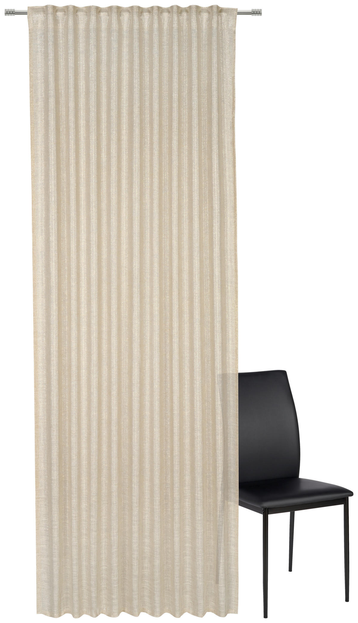GOTOVA ZAVESA zlatna  140/280 cm  - zlatna, Osnovno, tekstil (140/280cm) - Esposa